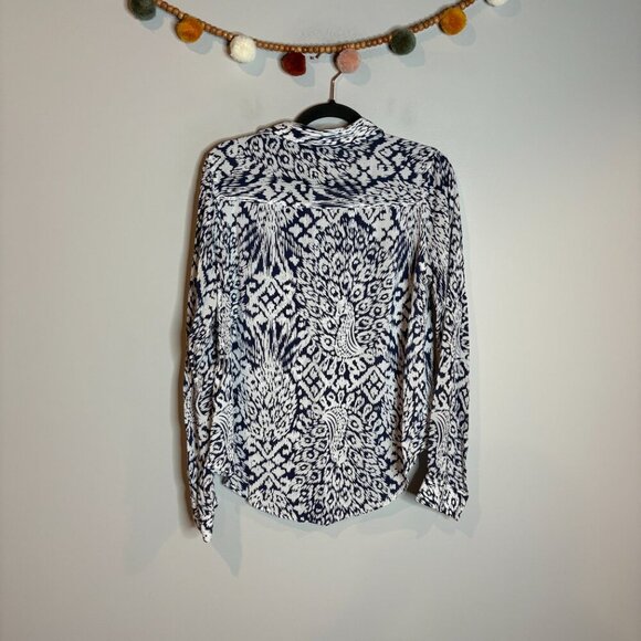Lilly Pulitzer Sea View Peacock Button Down shirt - Picture 5 of 5